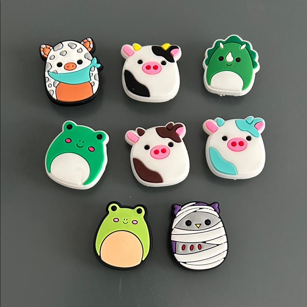 Squishmallow Cute Animal-Themed Shoe Charms